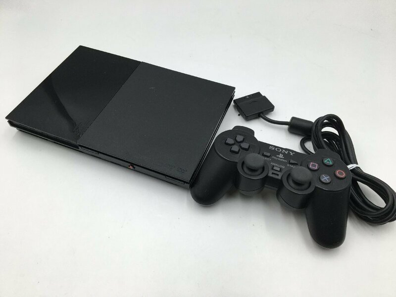♪▲【SONY ソニー】PS2 PlayStation2 本体/コントローラー 2点セット SCPH-90000 他 まとめ売り 0517 2