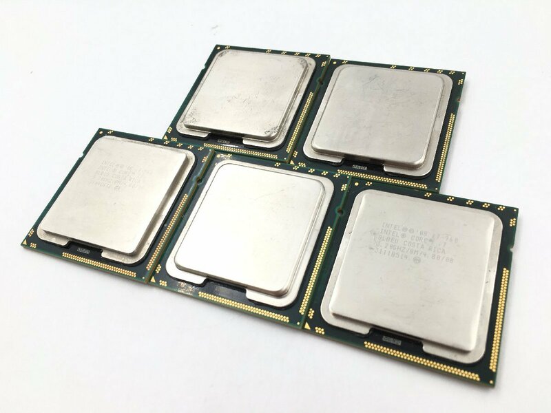 ♪▲【Intel インテル】Core i7-960 CPU 部品取り 5点セット SLBEU まとめ売り 0517 13