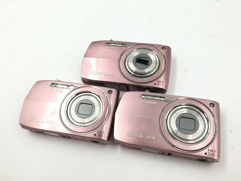 ♪▲【CASIO カシオ】コンパクトデジタルカメラ 3点セット EX-Z2000 EX-Z2300 まとめ売り 0517 8
