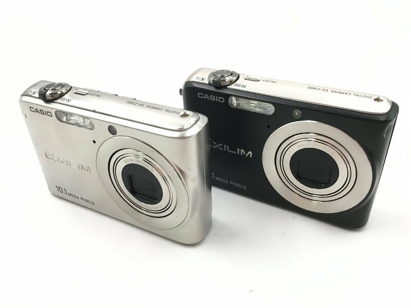 ♪▲【CASIO カシオ】コンパクトデジタルカメラ 2点セット EX-Z1000 まとめ売り 0517 8