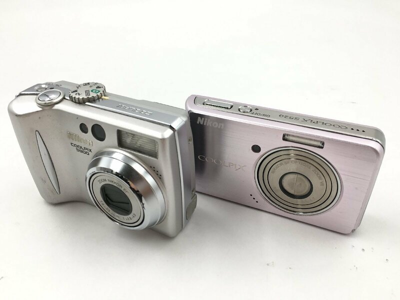 ♪▲【Nikon ニコン】コンパクトデジタルカメラ 2点セット COOLPIX S520/E5900 まとめ売り 0517 8
