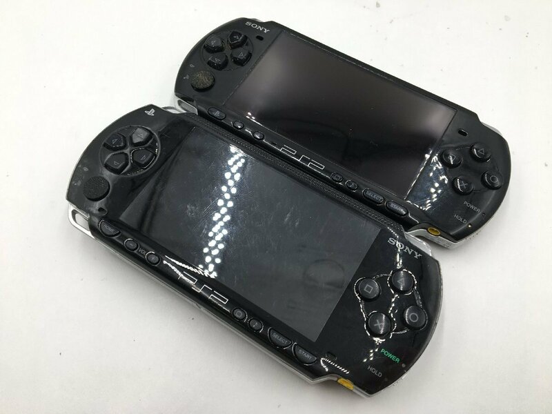 ♪▲【SONY ソニー】PSP PlayStation Portable 2点セット PSP-3000/1000 まとめ売り 0517 7