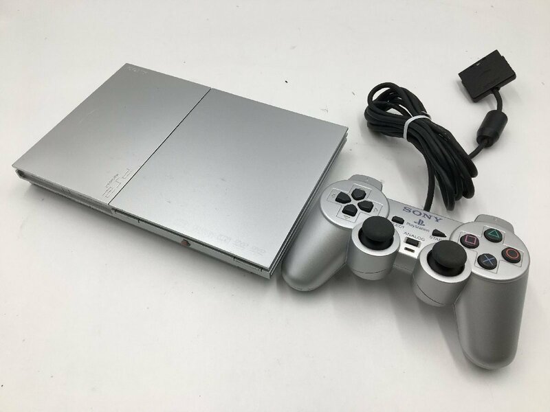 ♪▲【SONY ソニー】PS2 PlayStation2 本体/コントローラー 2点セット SCPH-90000 他 まとめ売り 0522 2