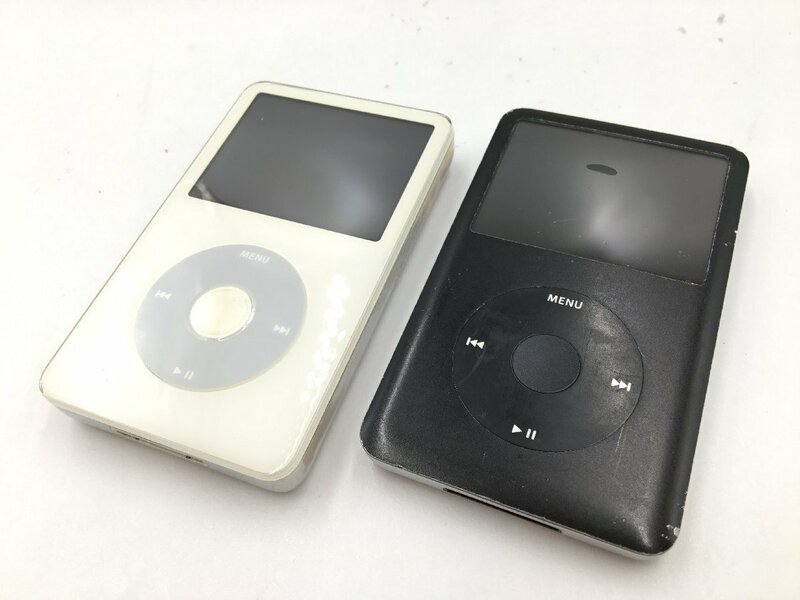 ♪▲【Apple アップル】iPod Classic MB147J MA003J 60 80GB 2点セット まとめ売り 0523 9