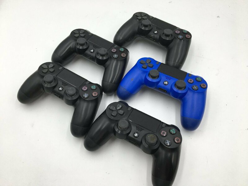 ♪▲【SONY ソニー】PS4ワイヤレスコントローラー 5点セット CUH-ZCT2J まとめ売り 0524 6