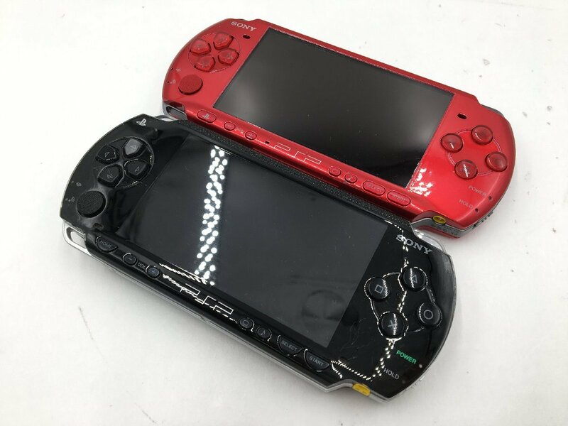 ♪▲【SONY ソニー】PSP PlayStation Portable 2点セット PSP-3000/1000 まとめ売り 0524 7