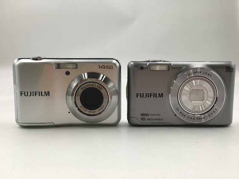 ♪▲【FUJIFILM フジフィルム】コンパクトデジタルカメラ 2点セット FinePix AV230/JX680 まとめ売り 0528 8