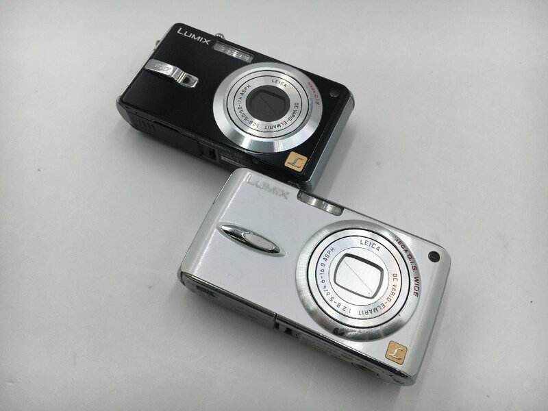 ♪▲【Panasonic パナソニック】コンパクトデジタルカメラ 2点セット LUMIX DMC-FX7/DMC-FX01 まとめ売り 0528 8