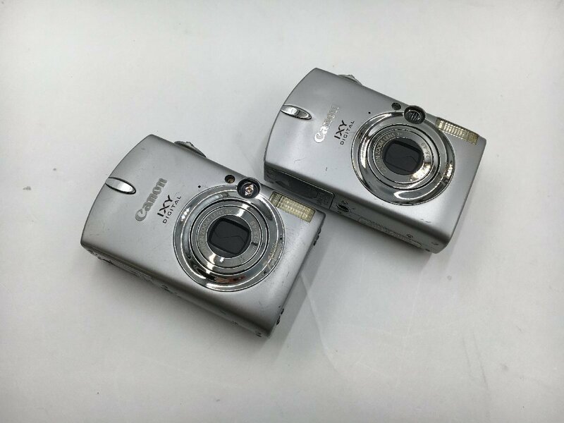 ♪▲【Canon キャノン】コンパクトデジタルカメラ 2点セット IXY DIGITAL 600 まとめ売り 0530 8