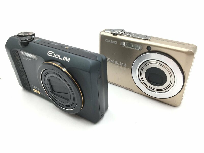 ♪▲【CASIO カシオ】コンパクトデジタルカメラ 2点セット EX-ZR100 EX-Z700 まとめ売り 0531 8