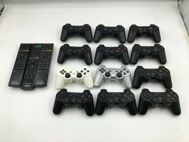 ♪▲【SONY ソニー】PS3ワイヤレスコントローラー 15点セット CECHZC2J 他 まとめ売り 0531 6