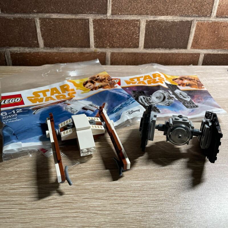 非売品　used LEGO レゴ スターウォーズ　30498・30381 組立済　説明書有り(落書きあり) 2点セット