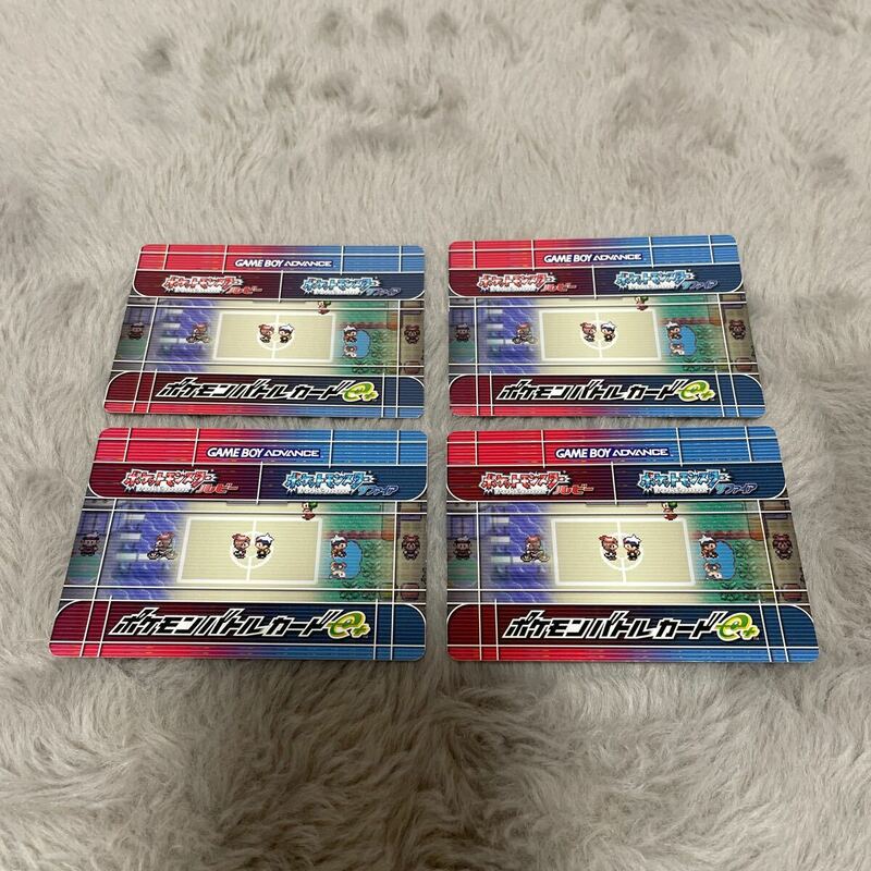 ポケモンバトルカードe+ 4枚 ルビー サファイア ゲームボーイアドバンス 任天堂 