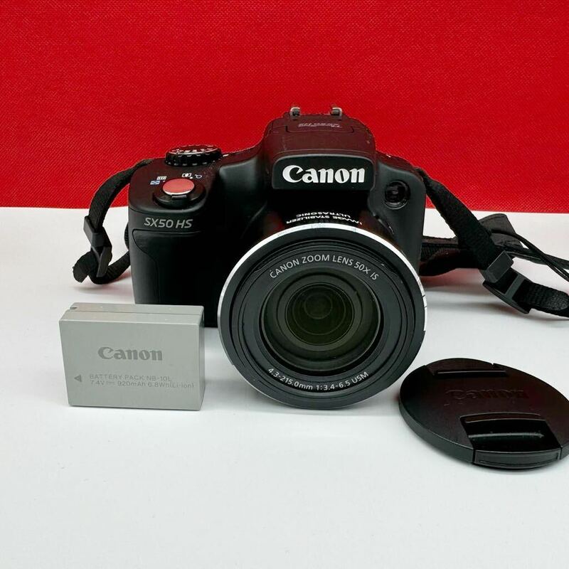 ▲ Canon PowerShot SX50 HS PC1817 コンパクトデジタルカメラ 動作未確認 ジャンク キャノン