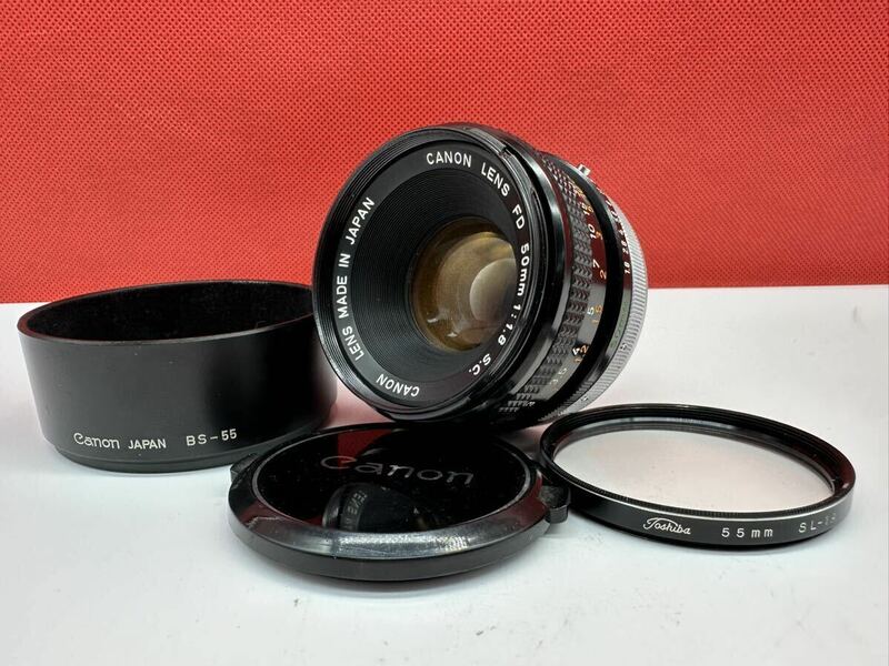 ▽ Canon LENS FD 50mm F1.8 S.C. カメラ レンズ キャノン