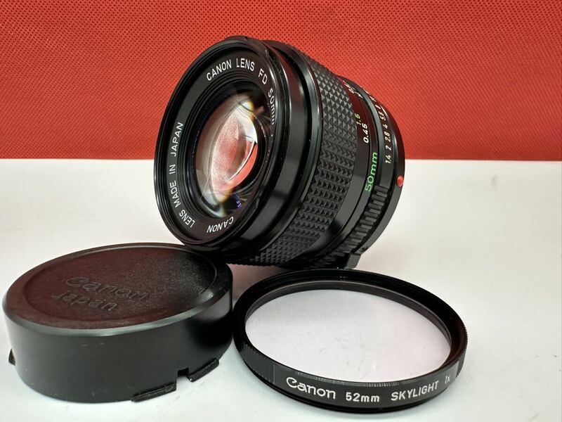 ▽ Canon LENS NewFD 50mm F1.4 カメラ レンズ キャノン