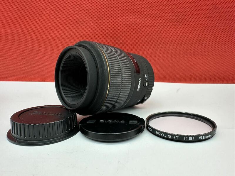 ▽ SIGMA MACRO F2.8 105mm カメラ レンズ Canon用 現状品 シグマ