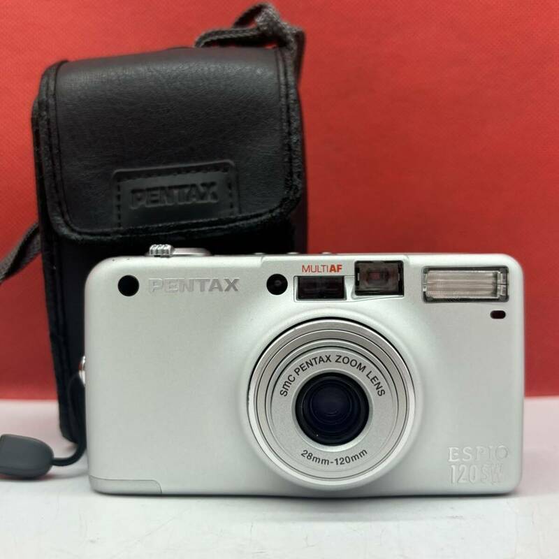 ◆ PENTAX ESPIO 120SW コンパクトフィルムカメラ 28mm-120mm シャッター、フラッシュOK ペンタックス