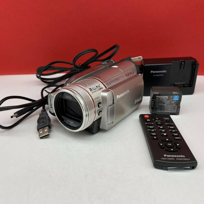 □ Panasonic HDC-HS300 デジタルビデオカメラ 10.6 MEGA PIXELS 4.0-48.0mm F1.8 動作確認済 充電器 バッテリー 現状品 パナソニック