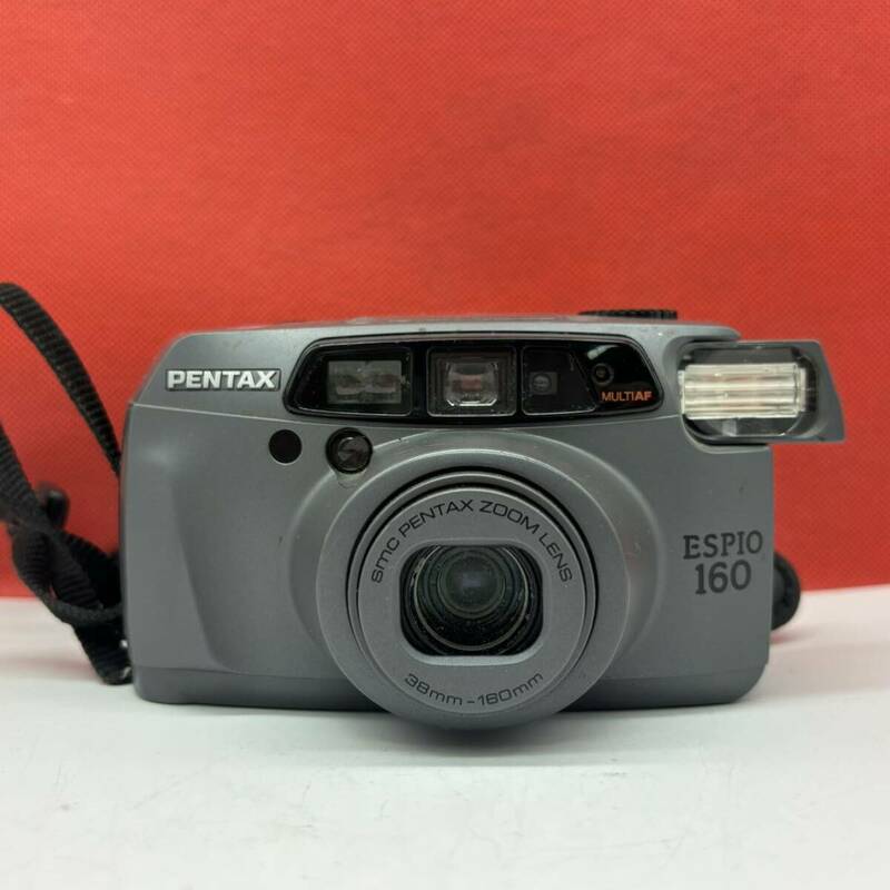 ◆ PENTAX ESPIO 160 コンパクトフィルムカメラ 38mm-160mm シャッター、フラッシュOK ペンタックス 