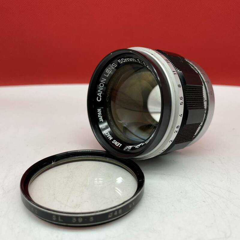□ Canon Lens 50mm F1.4 カメラレンズ レンジファインダー 単焦点 マニュアルフォーカス キャノン