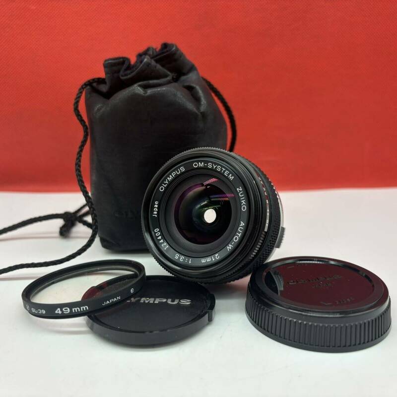 ◆ OLYMPUS OM-SYSTEM ZUIKO AUTO-W 21mm F3.5 カメラ レンズ オリンパス 