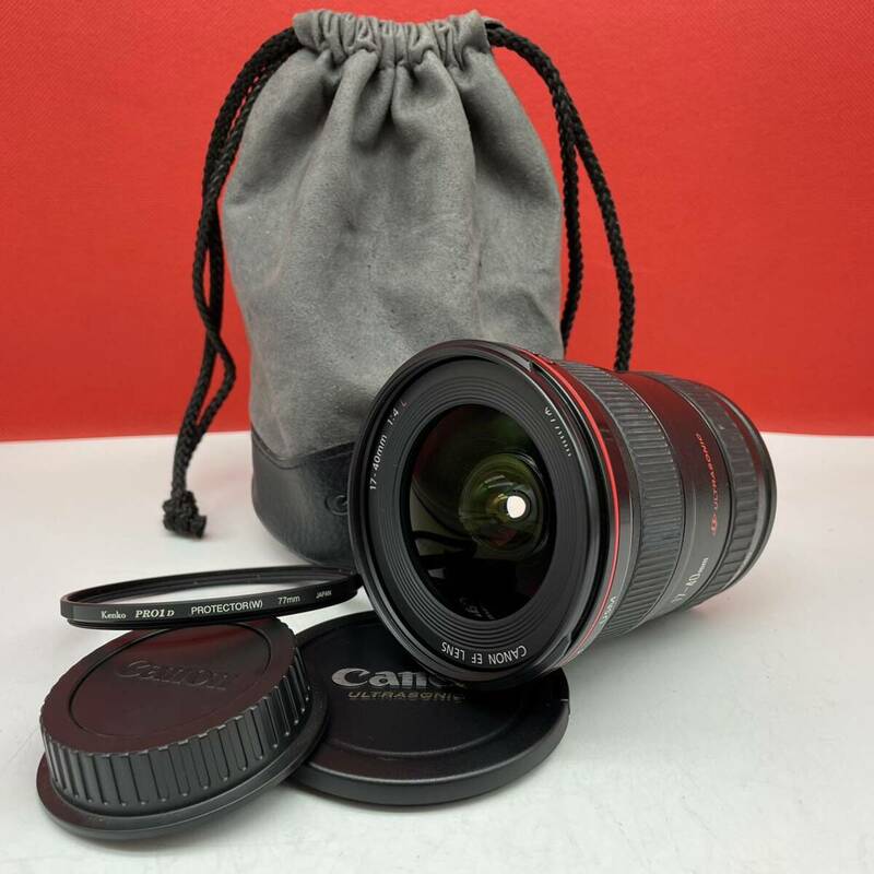 □ Canon ZOOM LENS EF 17-40mm F4 L USM ULTRASONIC カメラレンズ AF動作確認済 キャノン