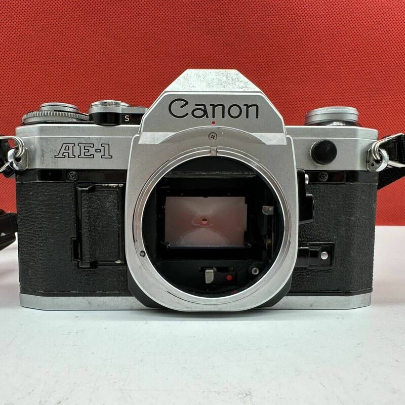 ▽ Canon AE-1 ボディ フィルムカメラ 一眼レフカメラ 動作確認済 シャッター、露出計OK キャノン