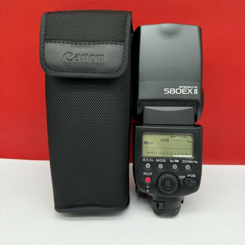 ▲ Canon SPEEDLITE 580EX Ⅱ ストロボ 通電確認済 カメラ アクセサリー キャノン