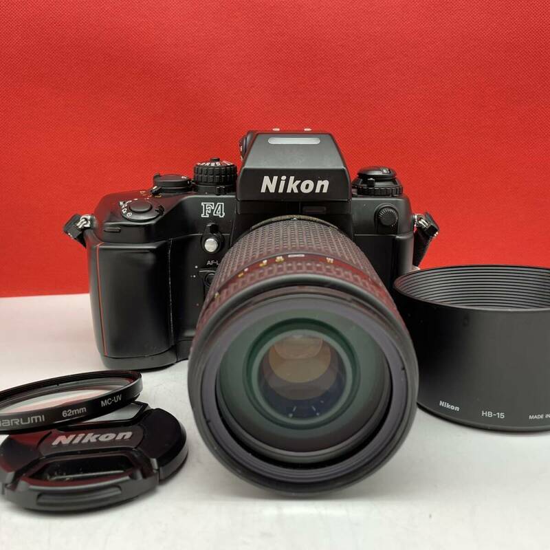□ Nikon F4 フィルムカメラ 一眼レフカメラ ボディ AF NIKKOR 70-300mm F4-5.6D ED レンズ MF-23 動作未確認 ジャンク ニコン