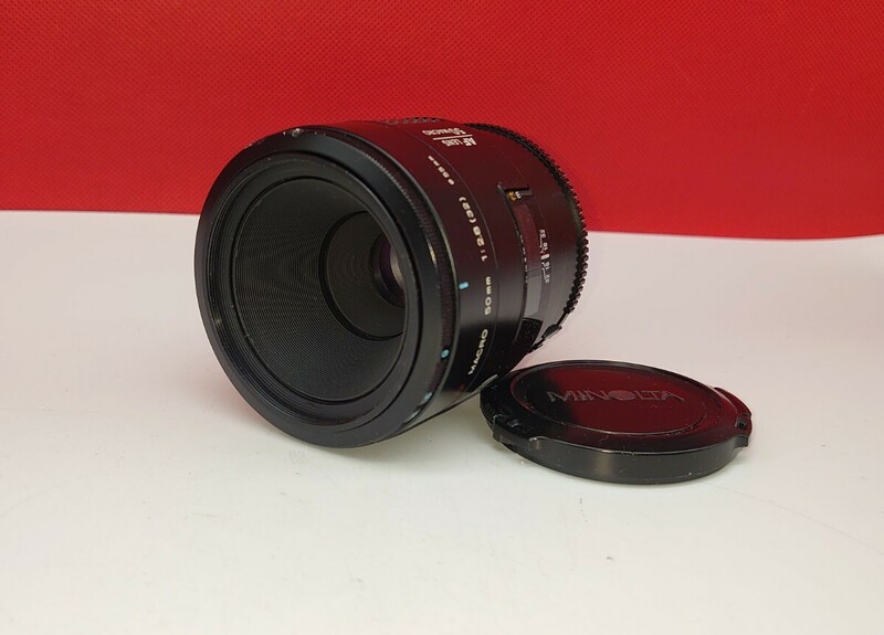 ▼ MINOLTA　AF MACRO 50mm F2.8　SONY Aマウント用 カメラ レンズ 現状品 ミノルタ