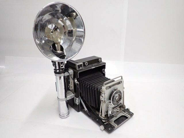 GRAPHIC GRAFLEX (OPTAR 135mm F4.7) グラフィック グラフレックス 大判カメラ レンズ/ストロボ付 ∬ 6E35D-3