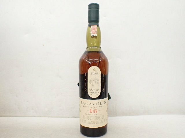 【未開栓・古酒】LAGAVLIN 16年 750ml 43% 旧ボトル ラガヴーリン スコッチ ウイスキー ▽ 6DF7B-42