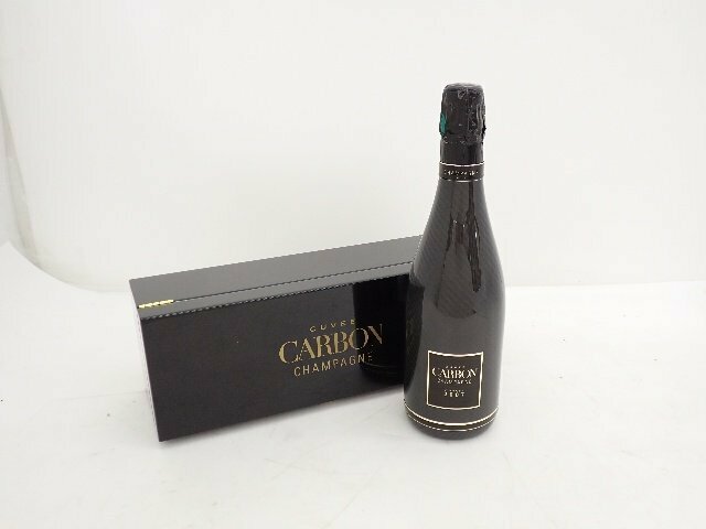 【未開栓・古酒】CARBON カーボン ヴィンテージ 2007 シャンパン 750ml 12% 元箱付 ∽ 6DBF9-1