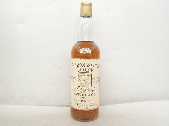 【未開栓・古酒】GORDON & MACPHAIL CONNOISSEURS CHOICE MANNOCHMORE 1984 700ml 40% マノックモア ▽ 6DF7B-32