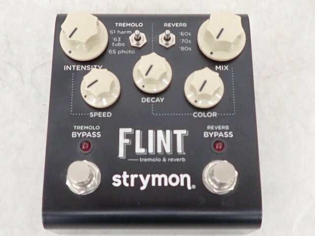 STRYMON エフェクター FLINT リバーブ ストライモン ▽ 6E2E0-2