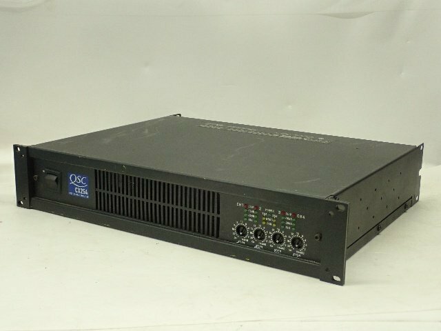 QSC CX254 4chパワーアンプ (2) ¶ 6E55E-11