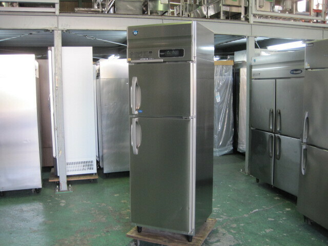 2021年製 保証付【ホシザキ】【業務用】【中古】　冷凍冷蔵庫　HRF-63AT◎　1冷凍1冷蔵　単相100V W625xD650xH1910mm