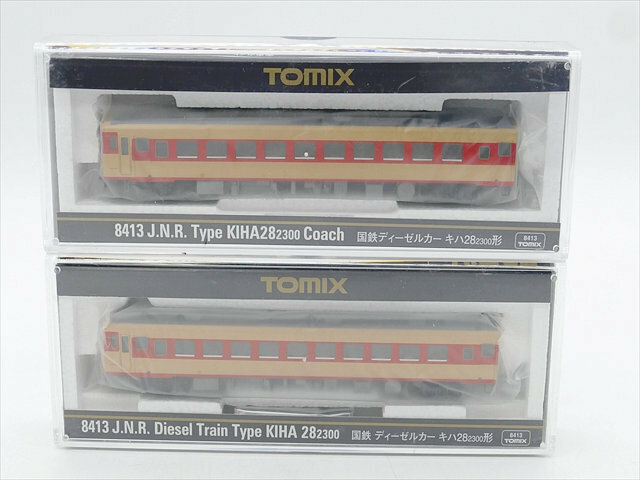 ⑯未使用　保管品　トミックス　TOMIX　Ｎゲージ　8413　国鉄 ディーゼルカー キハ28 2300形　2個セット