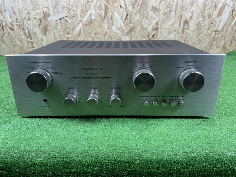 5B88 Technics テクニクス SU-7600 アンプ ST-7600 プリメインアンプ 通電OK 現状品