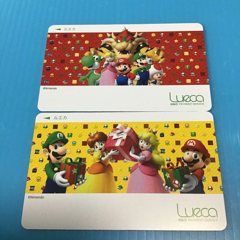 「 ルエカ マリオ バージョン 2種セット 」GEO ゲオ Lueca / 未使用 非売品 /限定 コレクション プレゼントにいかがですか？/ Lueca