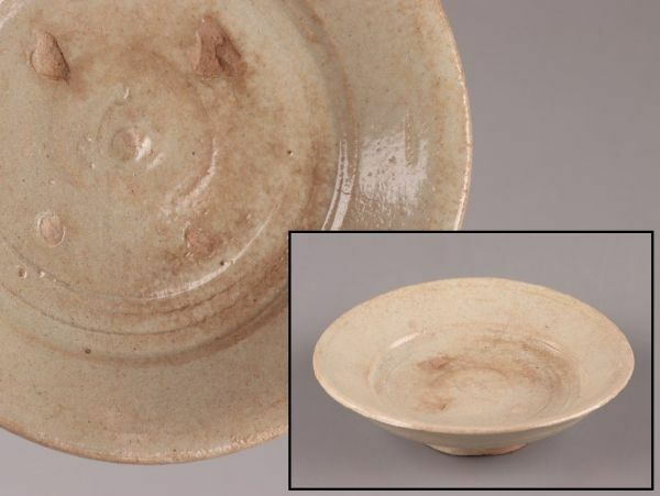 古美術 朝鮮古陶磁器 高麗青磁 皿 時代物 極上品 初だし品 C5868