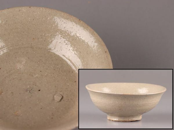 古美術 朝鮮古陶磁器 高麗青磁 皿 時代物 極上品 初だし品 C5841