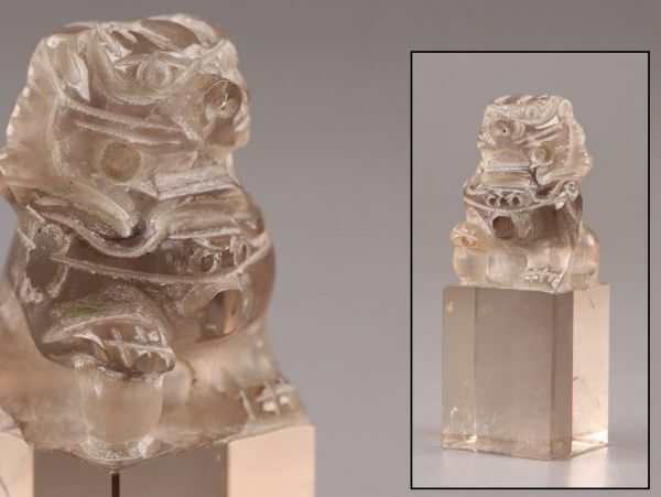中国古玩 唐物 水晶 印材 時代物 極上品 初だし品 C5967