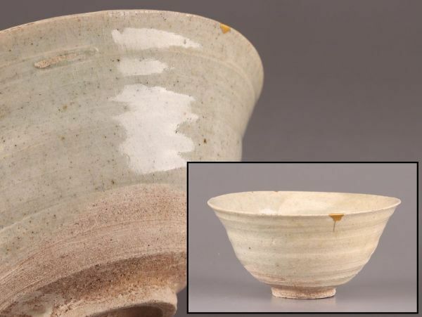 古美術 朝鮮古陶磁器 李朝 白磁 鉢 時代物 極上品 初だし品 C5921