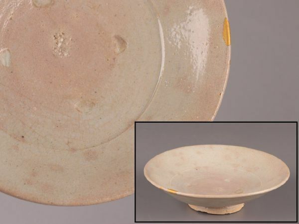 古美術 朝鮮古陶磁器 高麗青磁 皿 時代物 極上品 初だし品 C5916