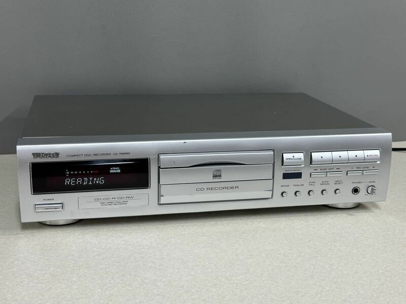 TEAC ティアック CDレコーダー CD-RW890 通電のみ確認済み ジャンク