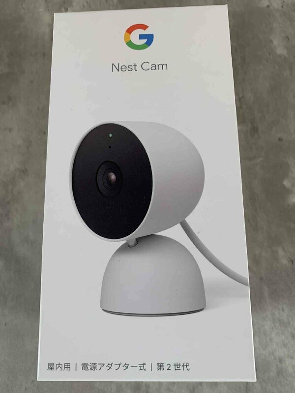 【美品】 Google グーグル/Nest Cam/屋内用 電源アダプター式 第2世代/GA01998-JP/室内用スマートカメラ 監視カメラ【送料無料】