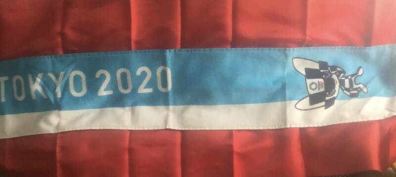 ◆TOKYO 2020 東京オリンピック　ミライトワ　タオルマフラー タグ付き新品
