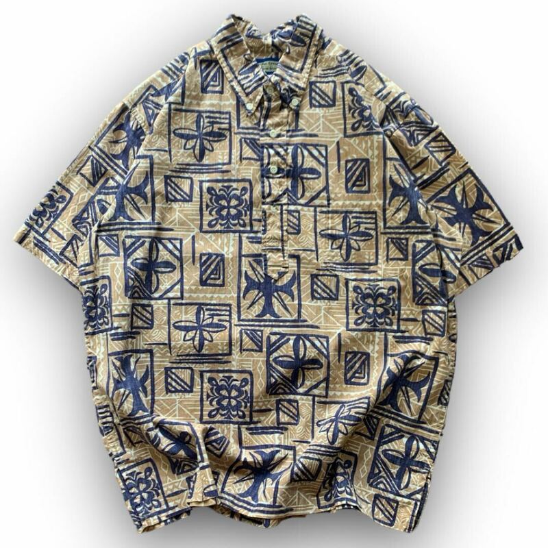 230524BRB38● 1980'S ReynSpooner Hawaiian Shirts ビンテージ vintage レインスプーナー ハワイアンシャツ アロハシャツ ボタンダウン